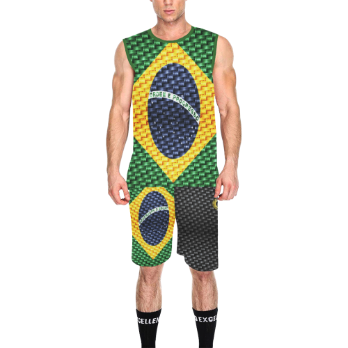 DELUXE TRESSER LOGO All Over Print Basketball Uniform