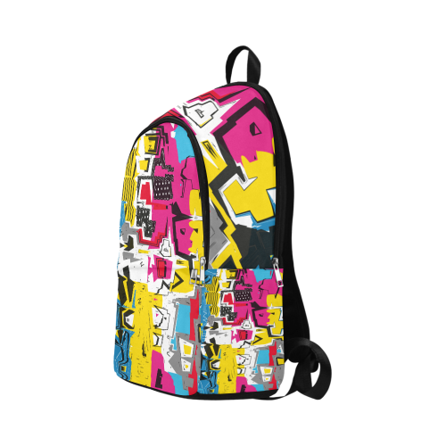 Distorted shapes Fabric Backpack for Adult (Model 1659)