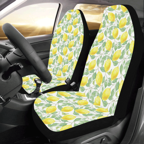 Lemons And Butterfly Car Seat Covers (Set of 2)