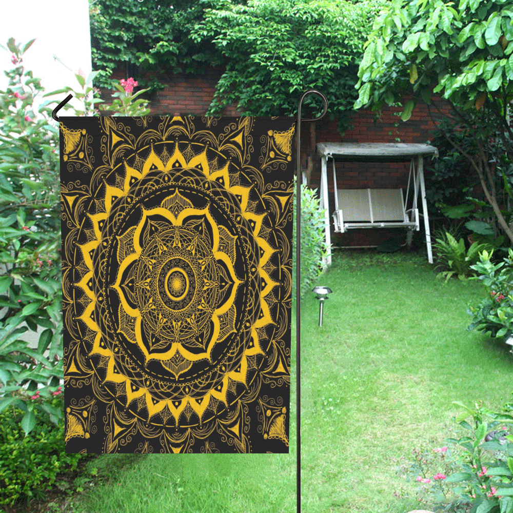 MANDALA SUNSHINE Garden Flag 28''x40'' （Without Flagpole）