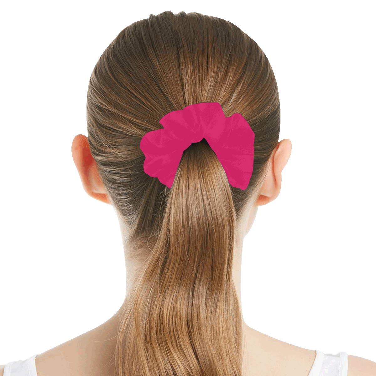 color ruby All Over Print Hair Scrunchie