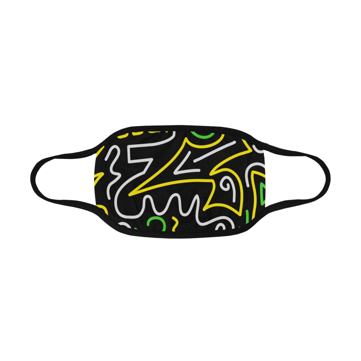 A Mazing Neon Mouth Mask