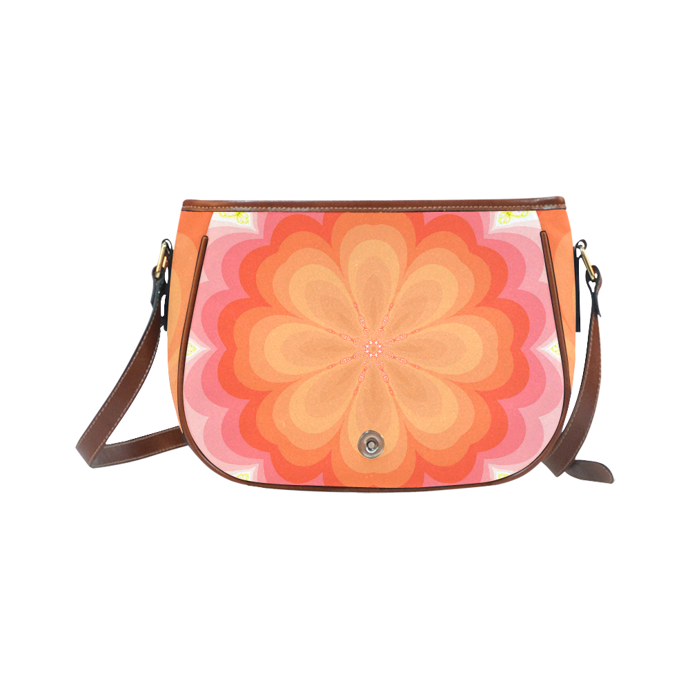 Spring Blossom Saddle Bag/Large (Model 1649)