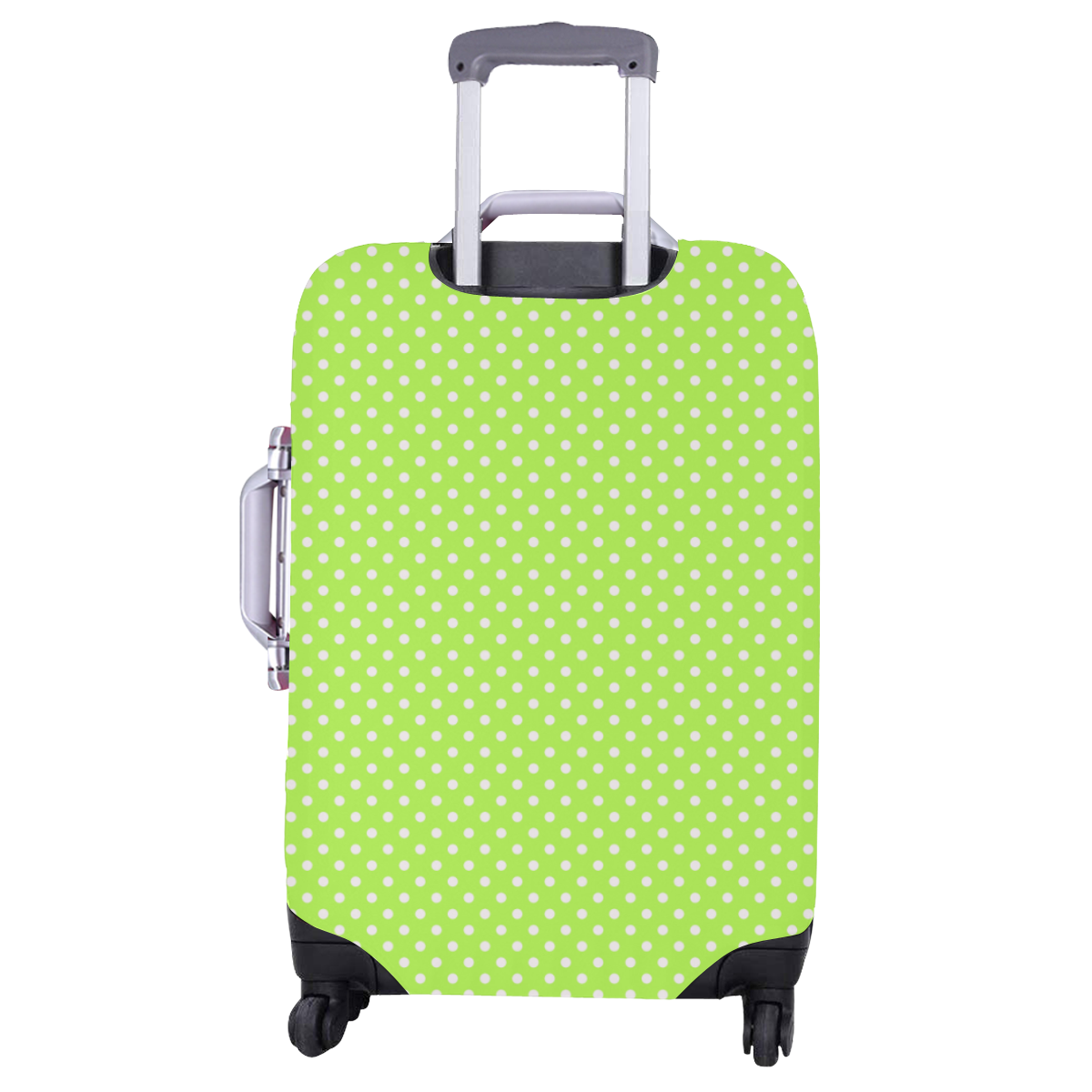 Mint green polka dots Luggage Cover/Large 26"-28"
