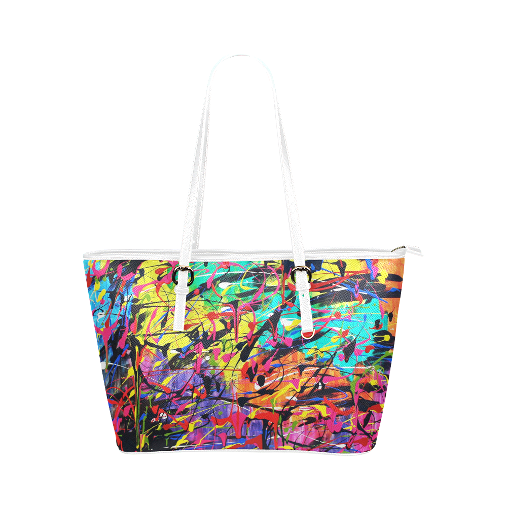 Chaos Leather Tote Bag/Large (Model 1651)