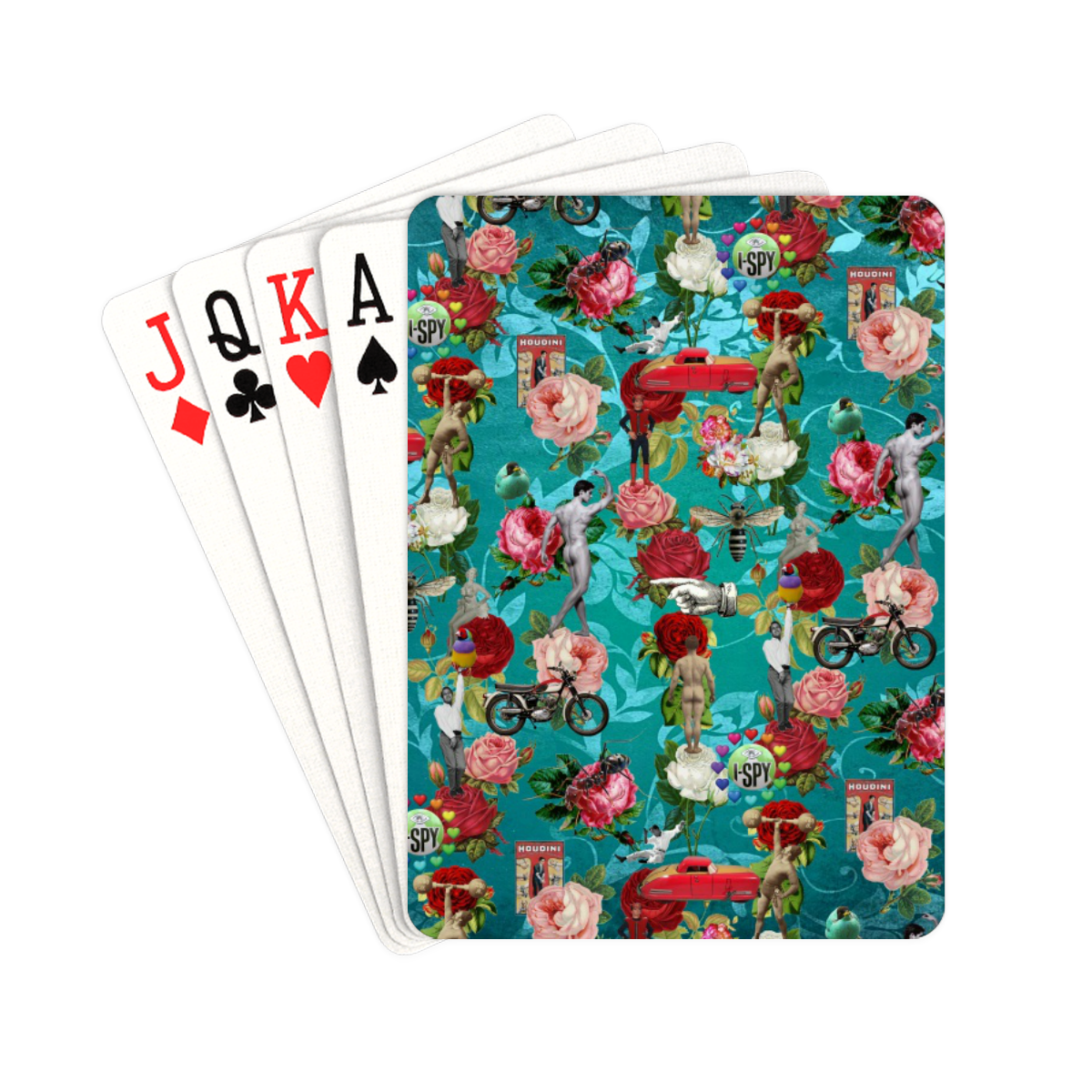 Hello Boys Playing Cards 2.5"x3.5"
