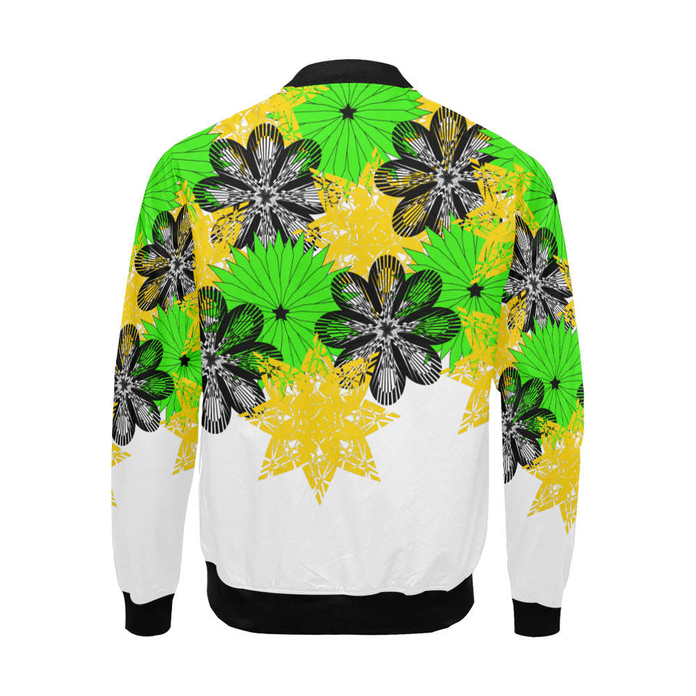 abstract bouquet All Over Print Bomber Jacket for Men (Model H19)