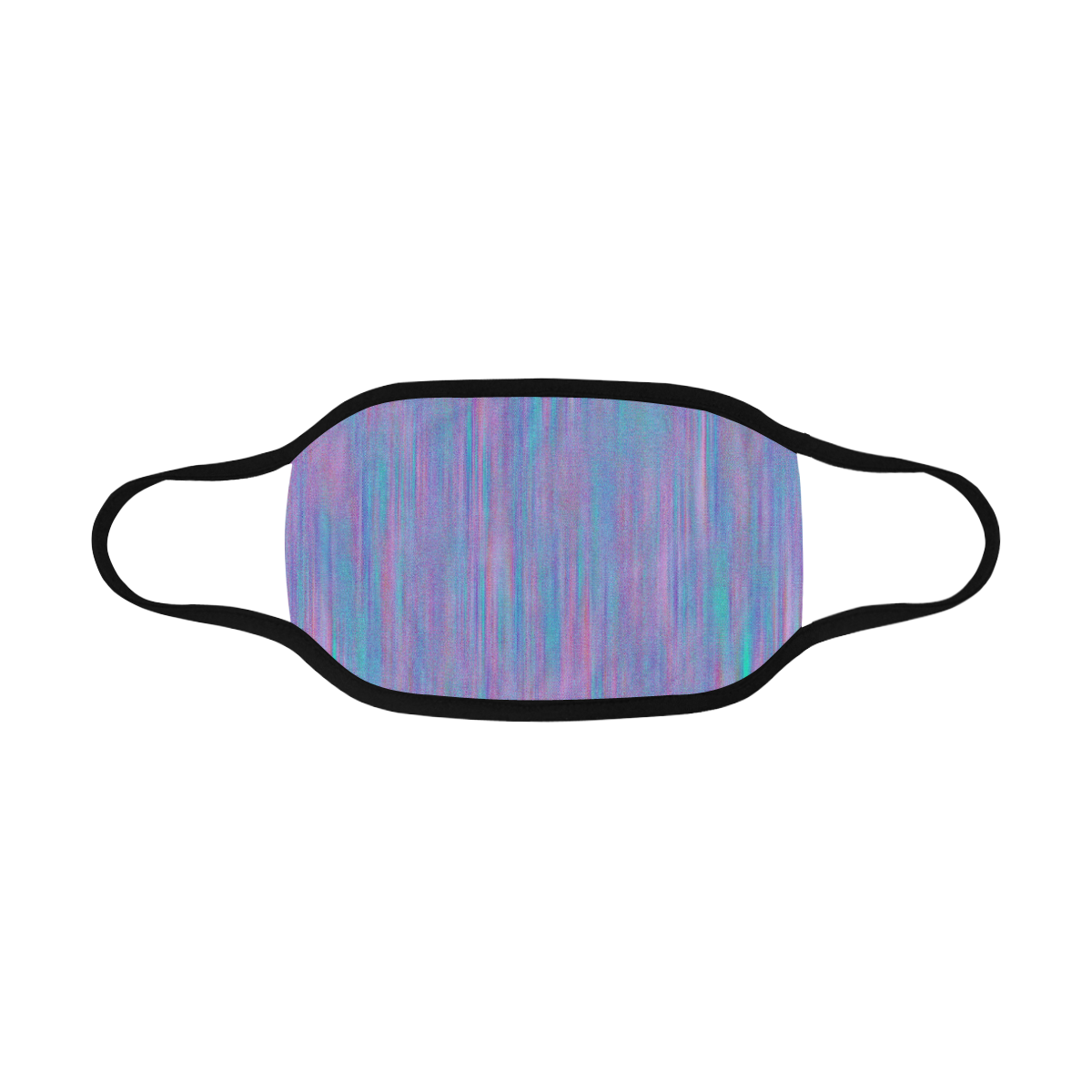 Purple Turquoise Watercolor Mouth Mask