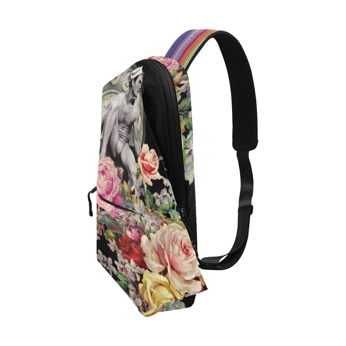 Nuit des Roses Revisited for Him Chest Bag (Model 1678)