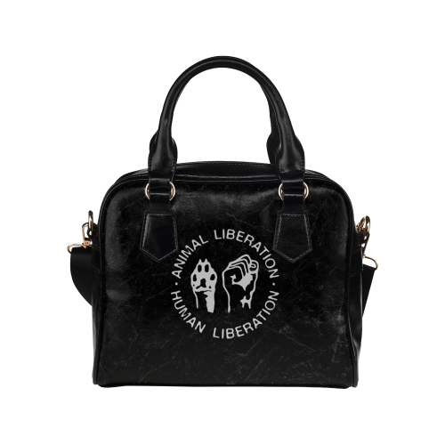 Animal Liberation, Human Liberation Shoulder Handbag (Model 1634)