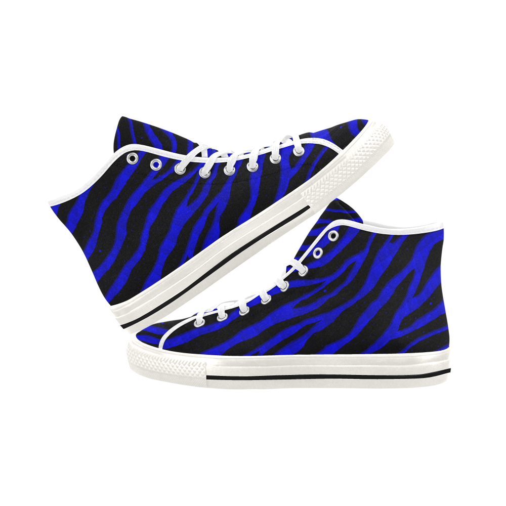 Ripped SpaceTime Stripes - Blue Vancouver H Men's Canvas Shoes/Large (1013-1)