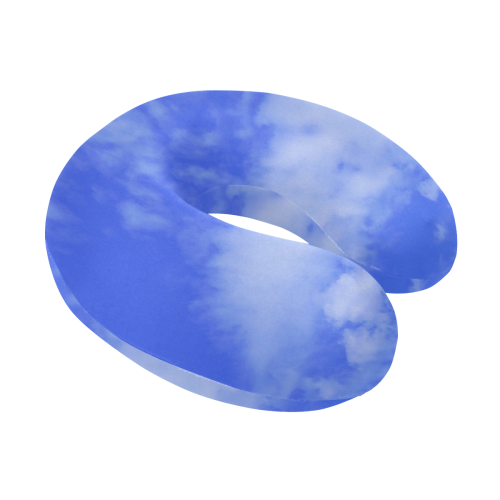 Blue Clouds U-Shape Travel Pillow