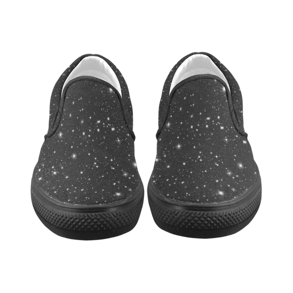 Stars in the Universe Women's Unusual Slip-on Canvas Shoes (Model 019)