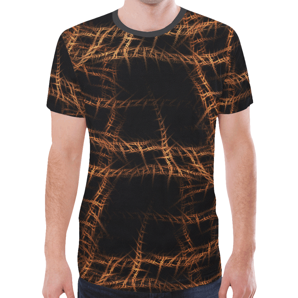 Trapped New All Over Print T-shirt for Men (Model T45)
