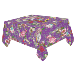 Spring Bank Holiday Cotton Linen Tablecloth 52"x 70"