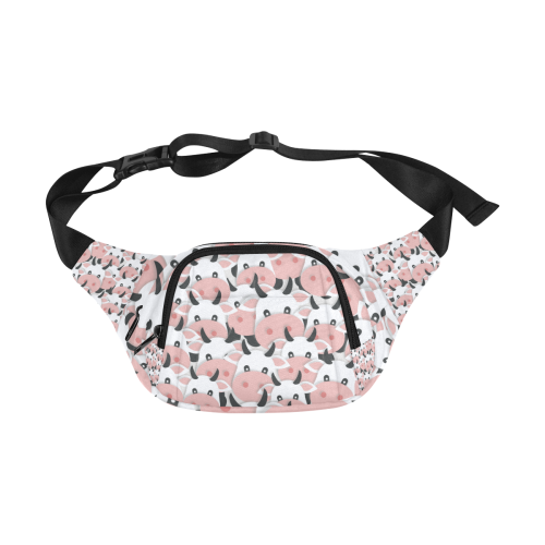Herd of Cartoon Cows Fanny Pack/Small (Model 1677)