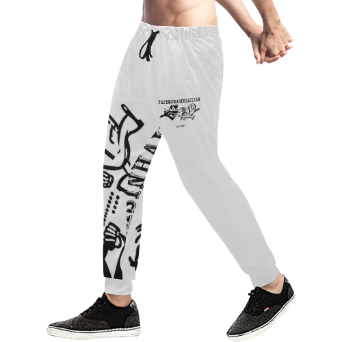PaperChasinHAITIAN Mens Sweat pants Men's All Over Print Sweatpants (Model L11)