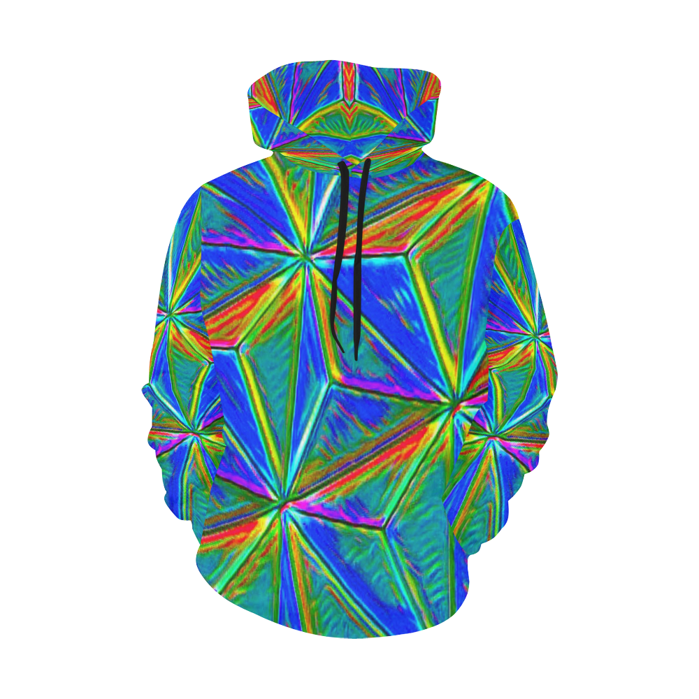 Vivid Life 1E  by JamColors All Over Print Hoodie for Men/Large Size (USA Size) (Model H13)