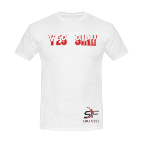 sweetfeet "yes sir" tee shirt All Over Print T-Shirt for Men (USA Size) (Model T40)