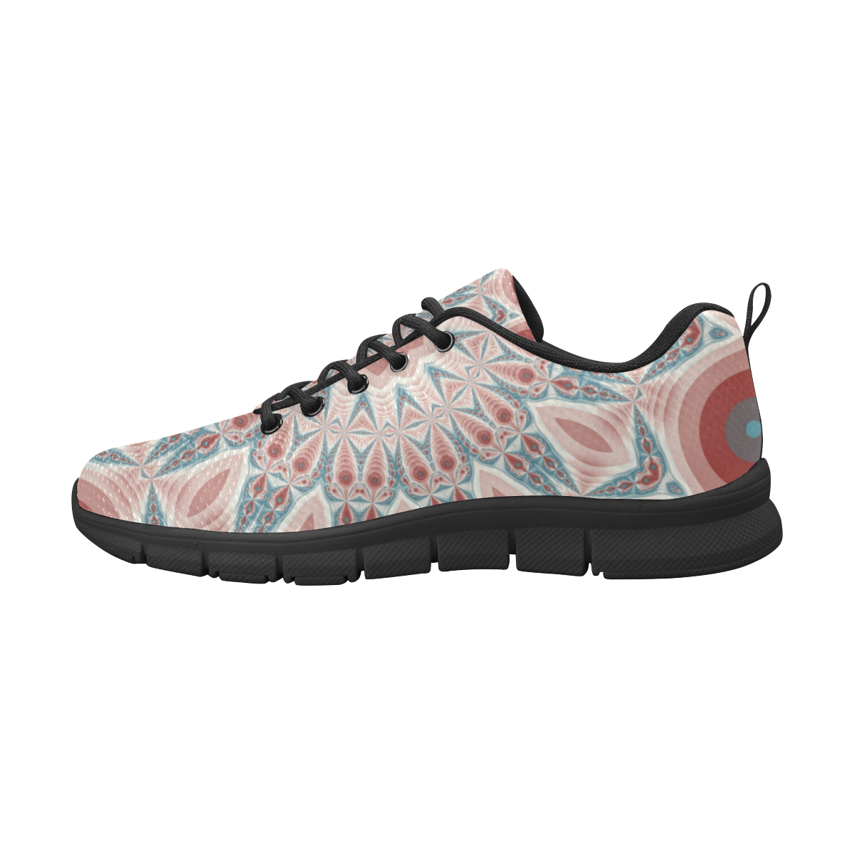 Modern Kaleidoscope Mandala Fractal Art Graphic Men's Breathable Running Shoes (Model 055)