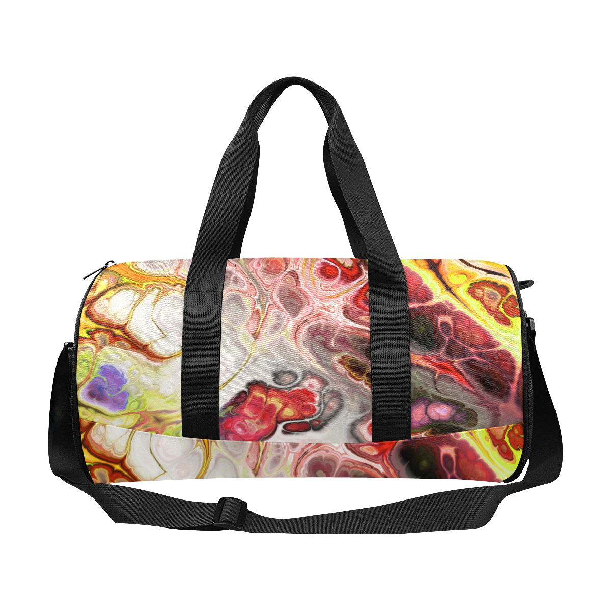 Colorful Marble Design Duffle Bag (Model 1679)