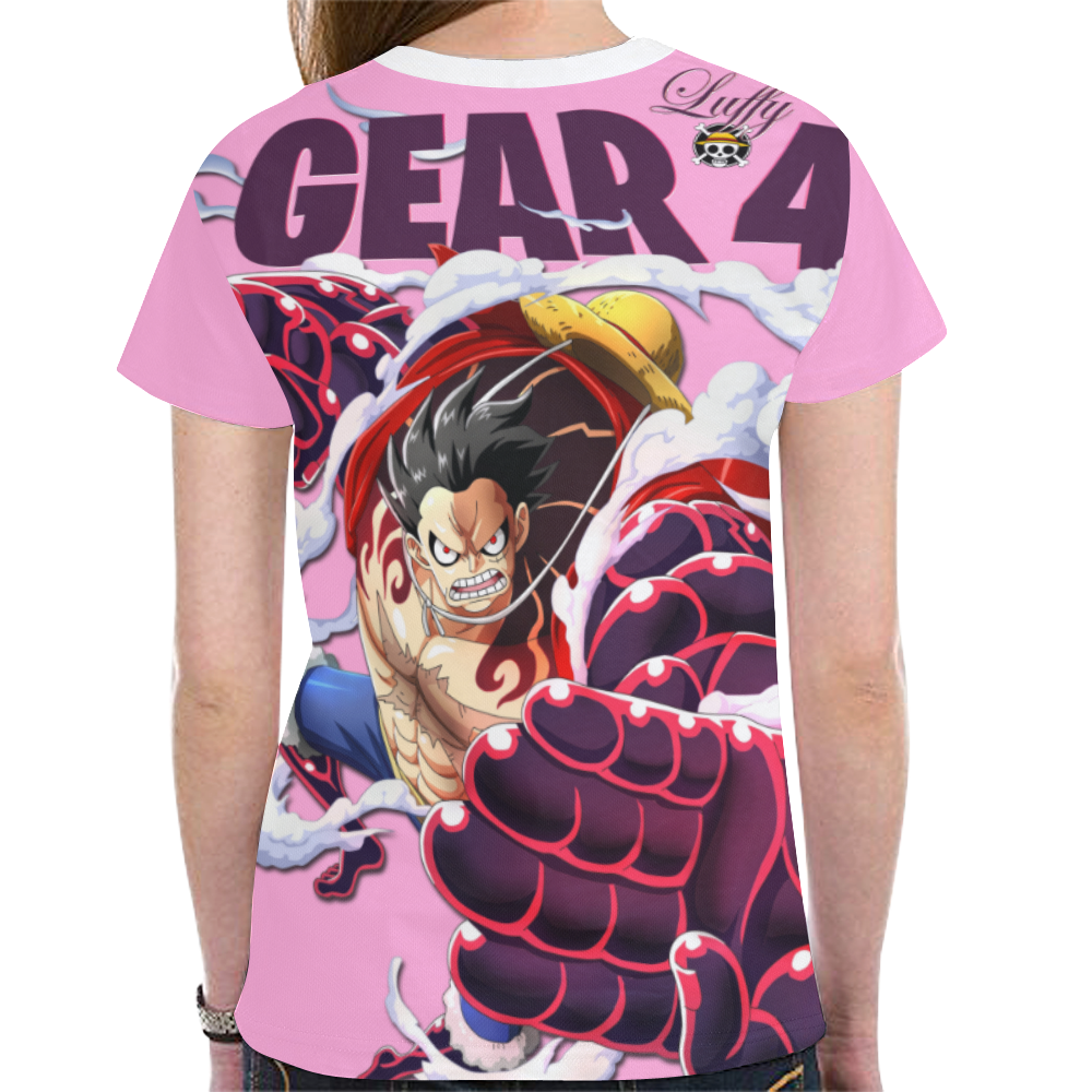 One Piece Gear 4 New All Over Print T-shirt for Women (Model T45)