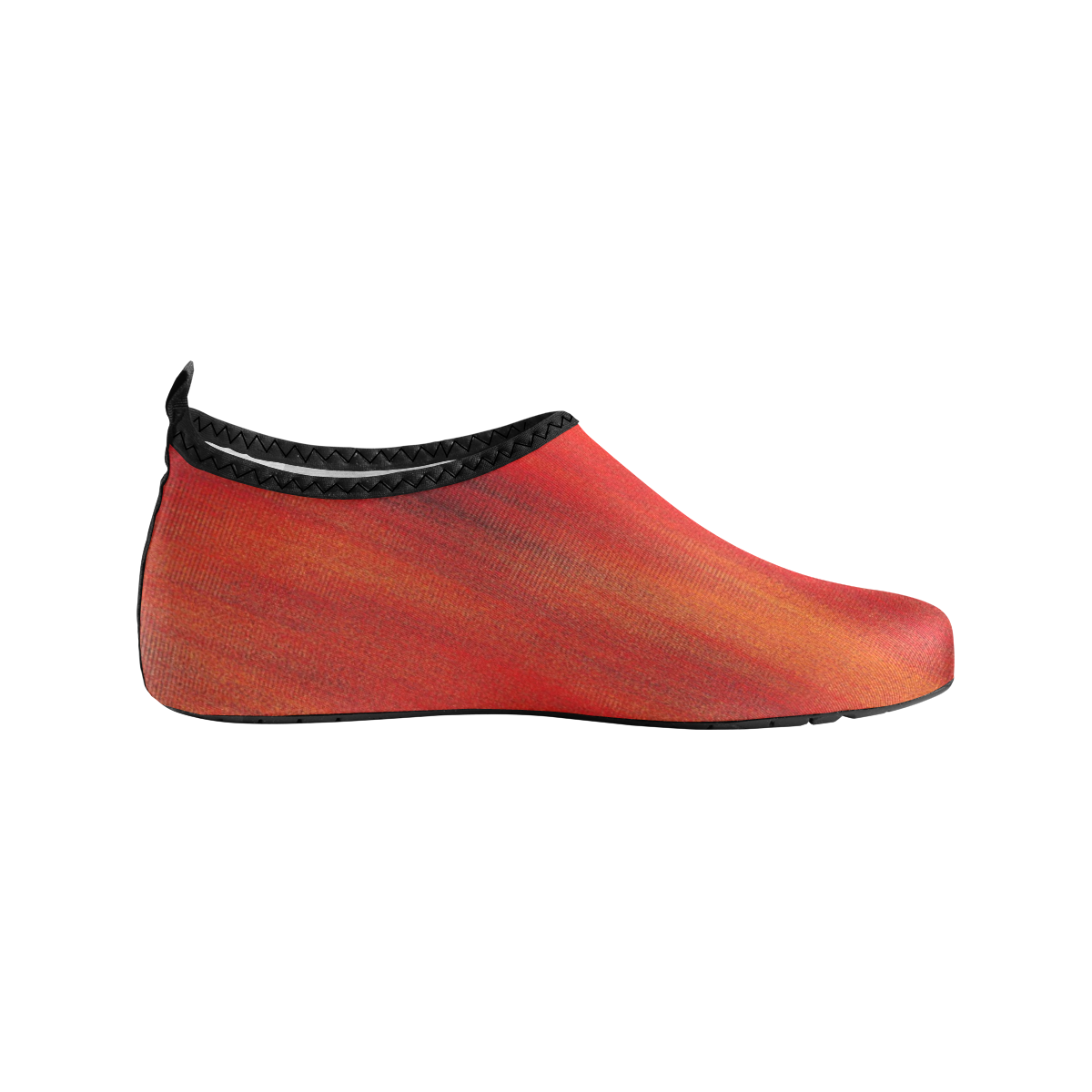 Red Flames Women's Slip-On Water Shoes (Model 056)