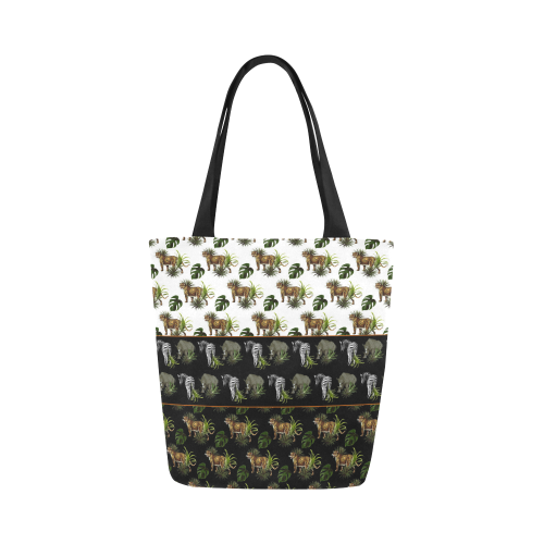 African animals Canvas Tote Bag (Model 1657)