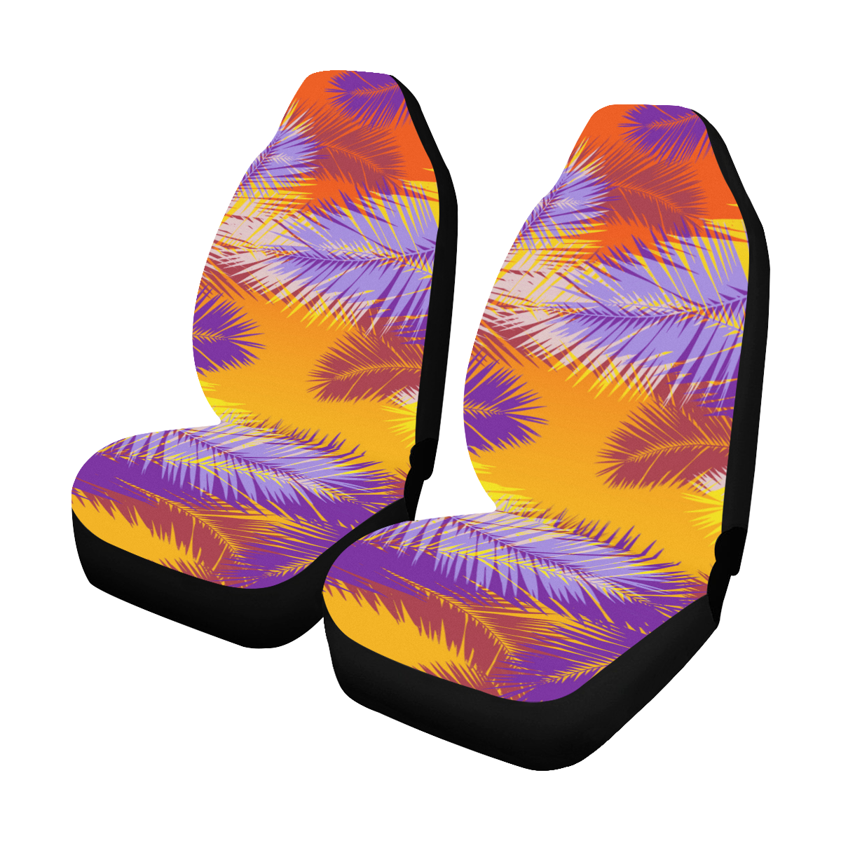 Tropical summer pop art Car Seat Covers (Set of 2)