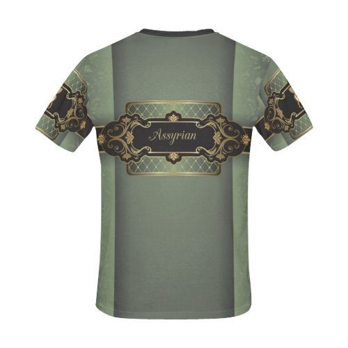 Golden Lamassu All Over Print T-Shirt for Men/Large Size (USA Size) Model T40)