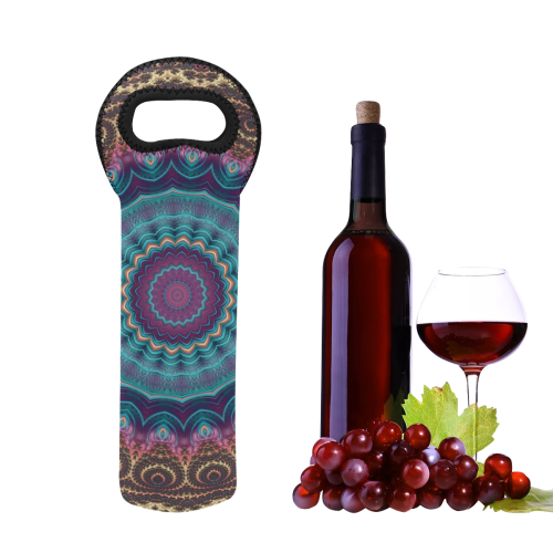 Mandala20160801 Neoprene Wine Bag
