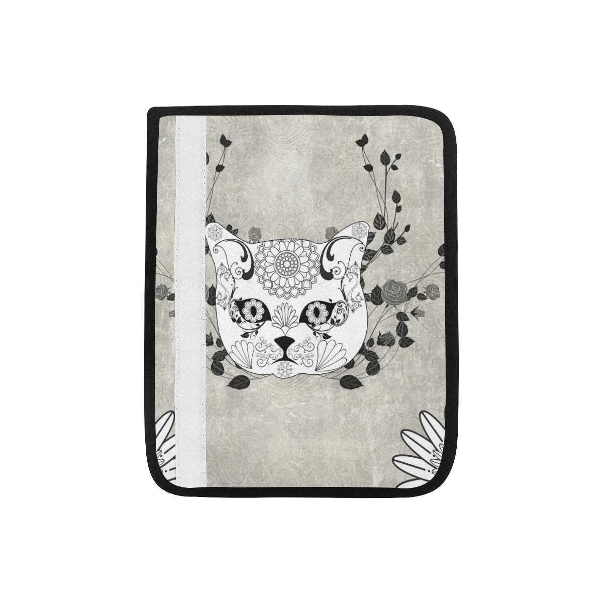 Wonderful sugar cat skull Car Seat Belt Cover 7''x8.5''