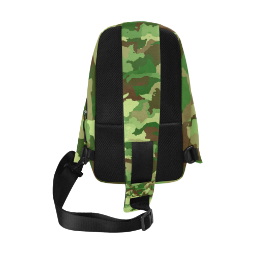 camouflage green Chest Bag (Model 1678)