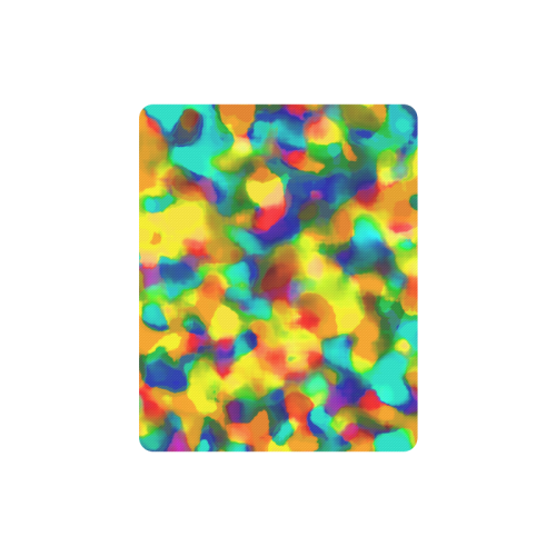 Colorful watercolors texture Rectangle Mousepad