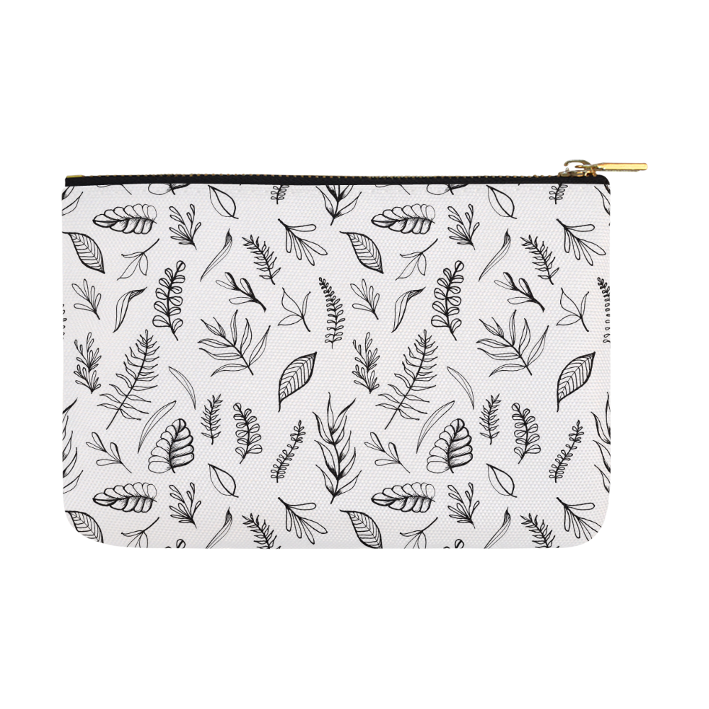 DANCING LEAVES Carry-All Pouch 12.5''x8.5''