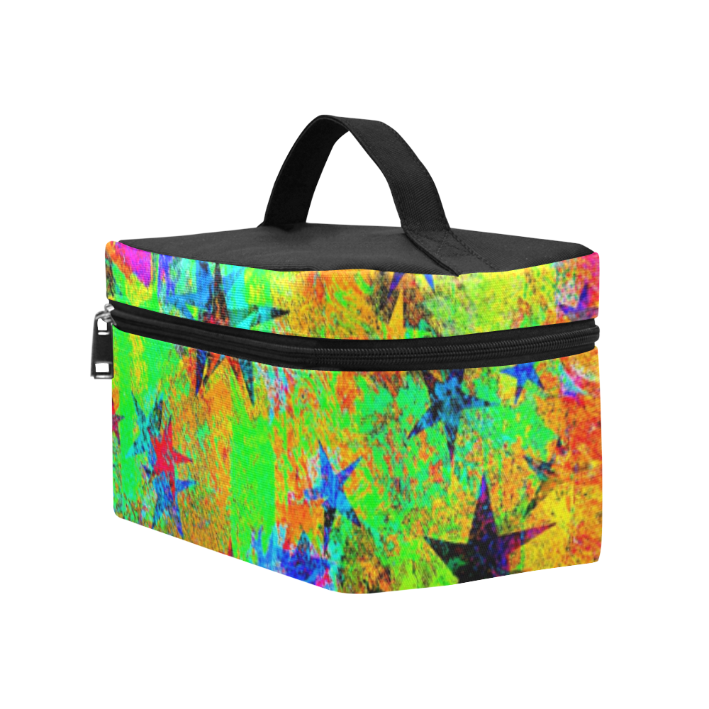 stars and texture colors Cosmetic Bag/Large (Model 1658)