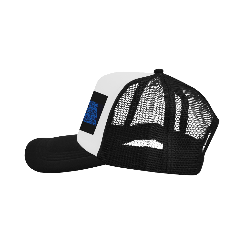 NUMBERS Collection 1234567 Blueberry/Black Trucker Hat