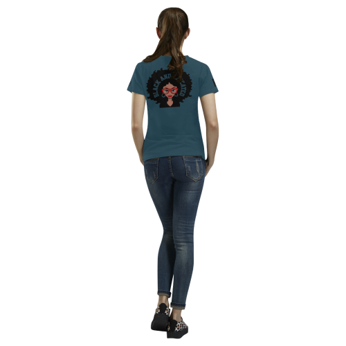 Shantei Custom All Over Print T-Shirt for Women (USA Size) (Model T40)