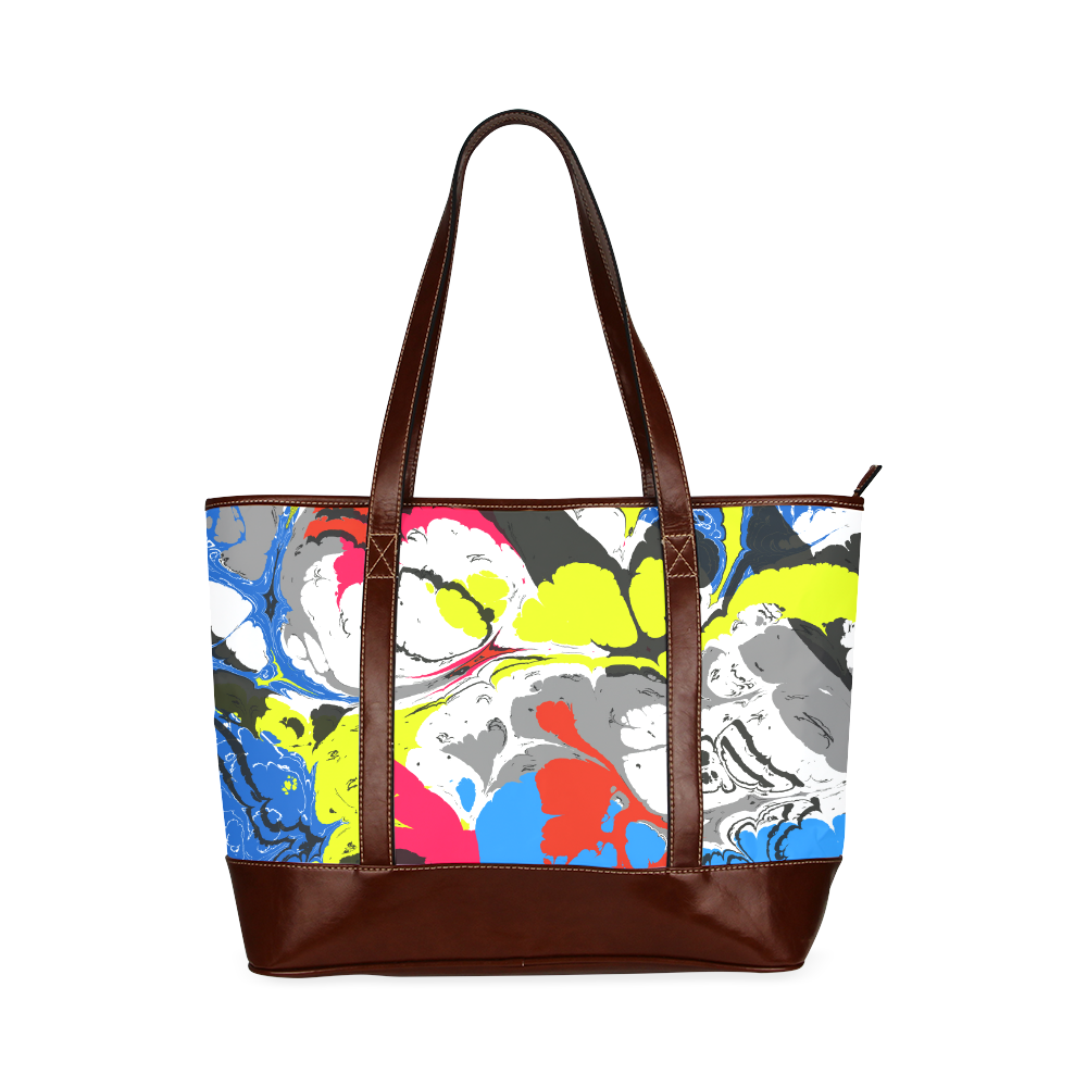 Colorful distorted shapes2 Tote Handbag (Model 1642)