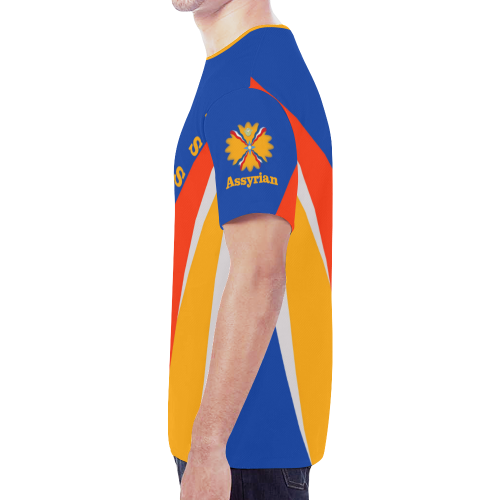 Assyrian Sunrise New All Over Print T-shirt for Men/Large Size (Model T45)