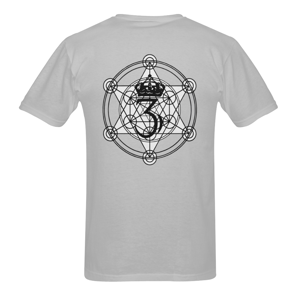 GOD Men Tee White Men's T-Shirt in USA Size (Two Sides Printing)