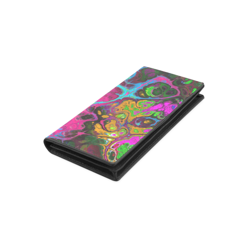 wonderful fractal 3184 by JamColors Women's Leather Wallet (Model 1611)