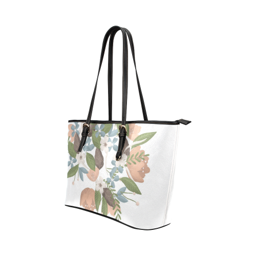 Bouquet Small Leather Tote Leather Tote Bag/Small (Model 1651)