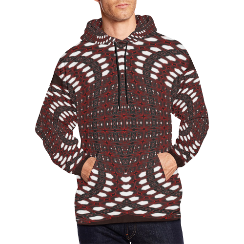 8000  EKPAH 27 low All Over Print Hoodie for Men/Large Size (USA Size) (Model H13)