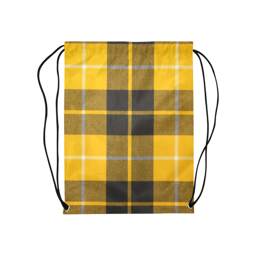 BARCLAY DRESS LIGHT MODERN TARTAN Medium Drawstring Bag Model 1604 (Twin Sides) 13.8"(W) * 18.1"(H)