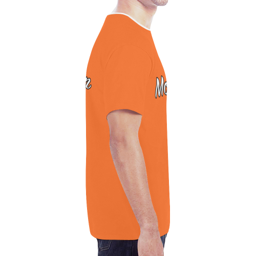 Motivation Orange New All Over Print T-shirt for Men (Model T45)