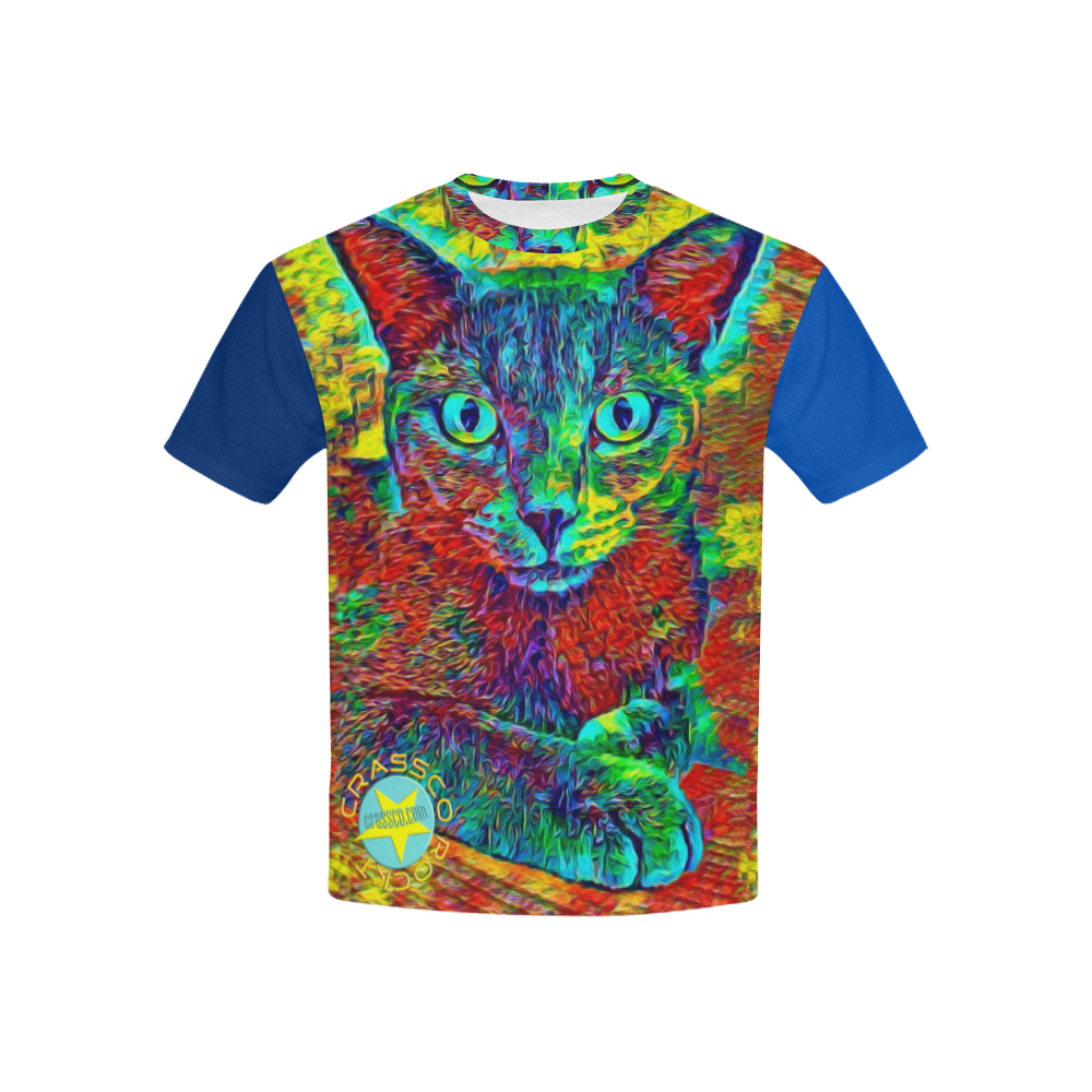MULTICOLOR CATS CRASSCO II Kids' All Over Print T-shirt (USA Size) (Model T40)