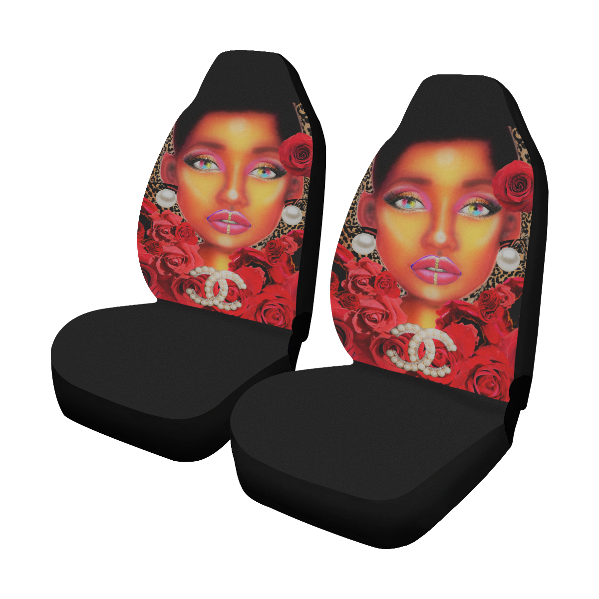 coco redd 2 (2) Car Seat Covers (Set of 2)