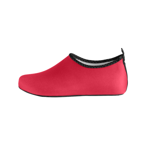 color Spanish red Men's Slip-On Water Shoes (Model 056)