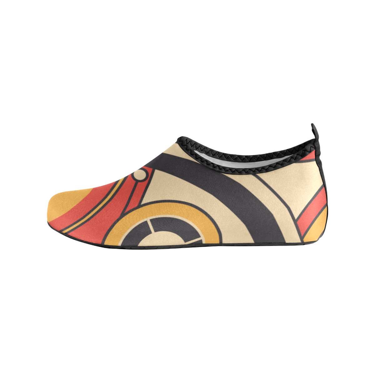 Geo Aztec Bull Tribal Women's Slip-On Water Shoes (Model 056)